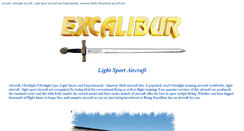 Desktop Screenshot of excaliburaircraft.com